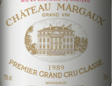 1989年份瑪歌酒莊紅葡萄酒