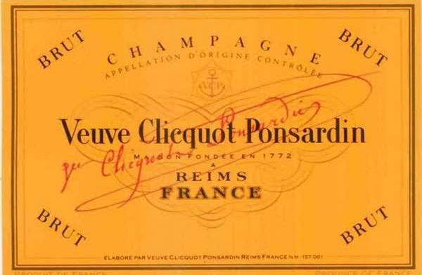 凯歌香槟宣告近50年以来第一款过桶的年份香槟
